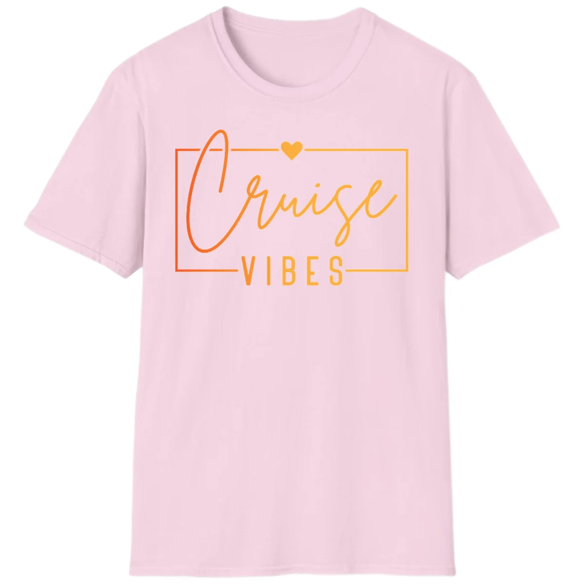 Cruise Vibes T-Shirt in Light Pink