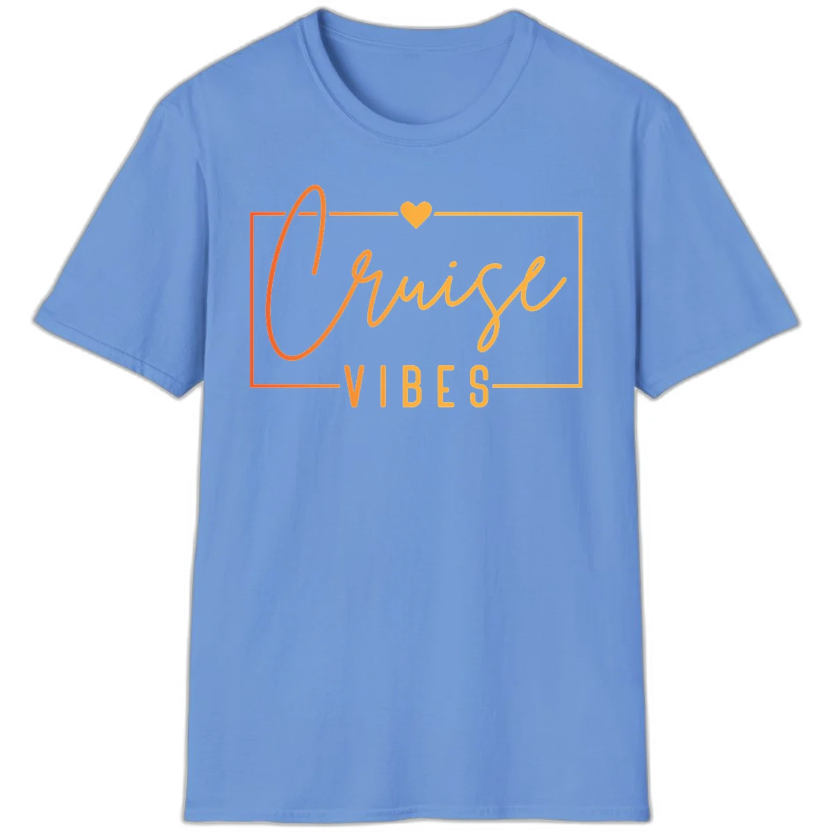 Cruise Vibes T-Shirt in Carolina Blue