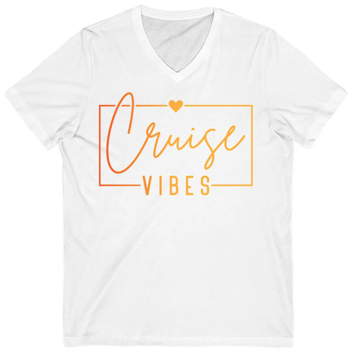 Cruise Vibes V-Neck in White
