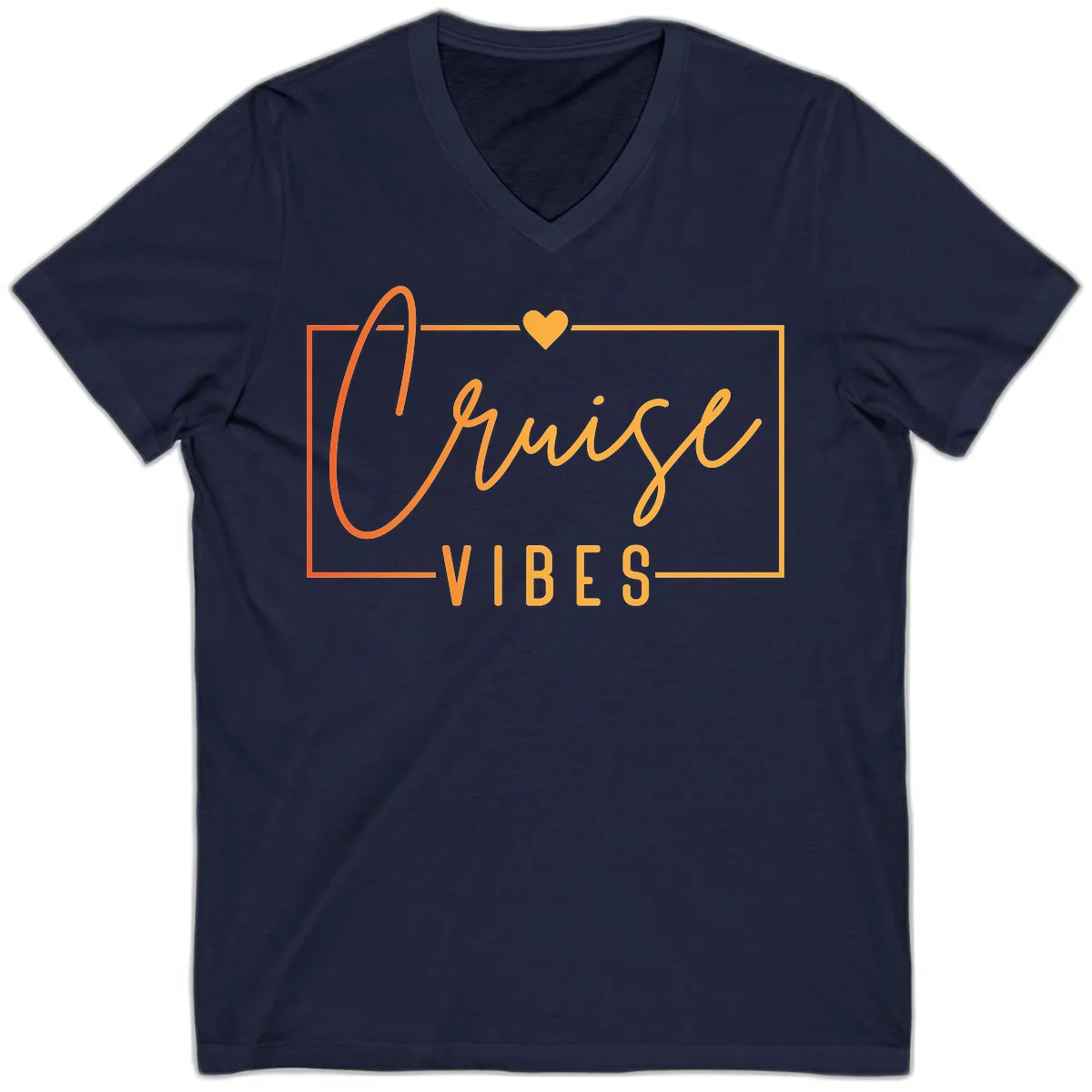 Cruise Vibes V-Neck in Navy
