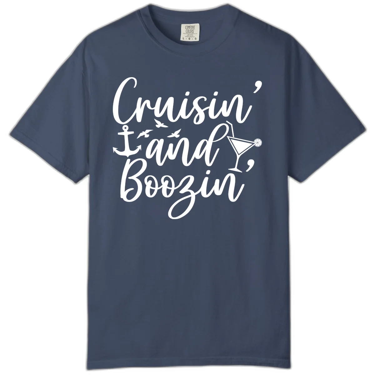 Cruisin' And Boozing Nautical Comfort Color in Midnight