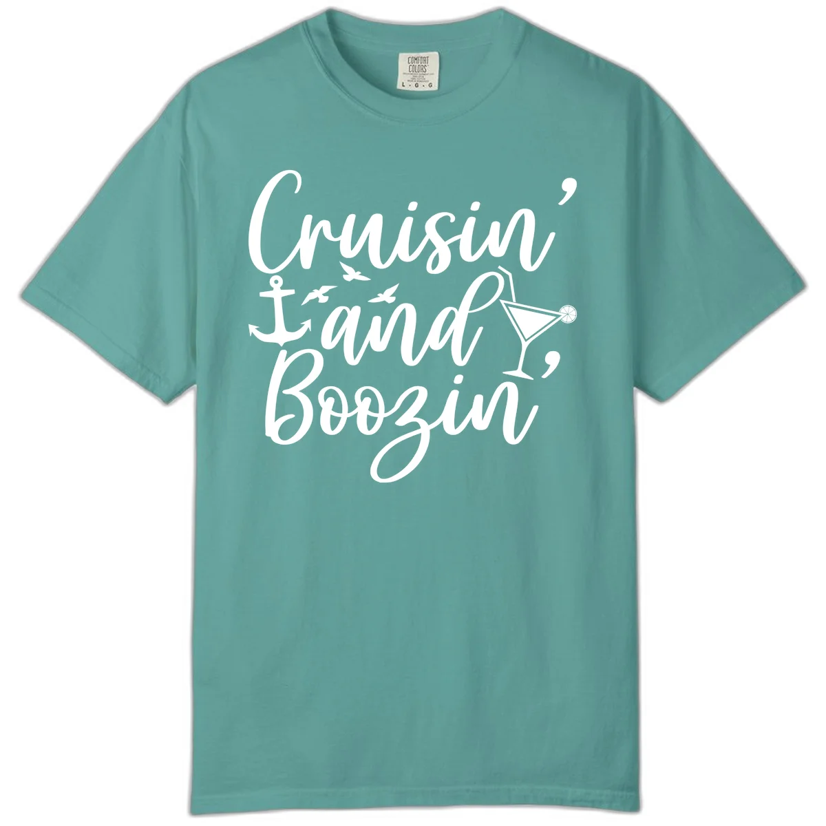 Cruisin' And Boozing Nautical Comfort Color in Seafoam