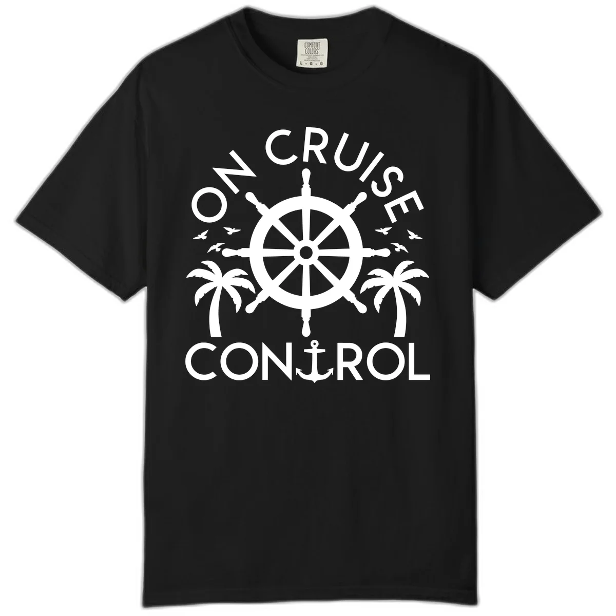 On Cruise Control Comfort Color T-Shirt in Black