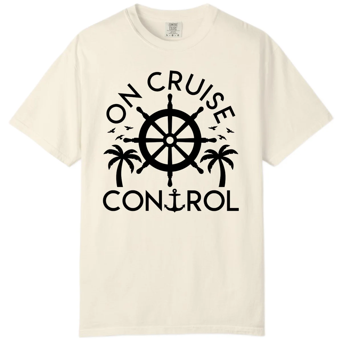 On Cruise Control Comfort Color T-Shirt in Ivory