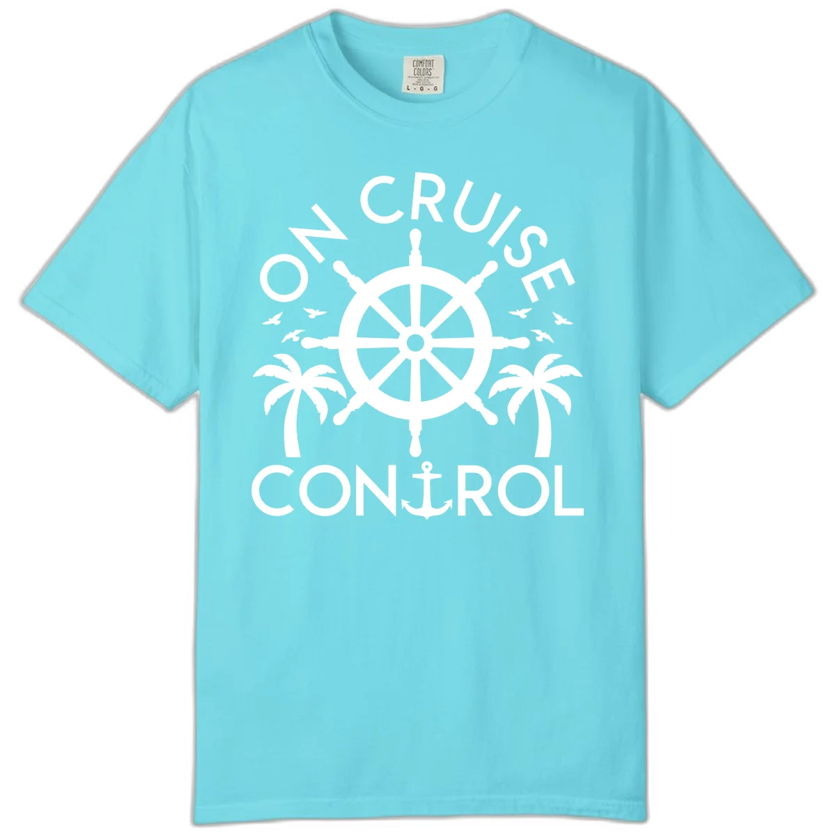 On Cruise Control Comfort Color T-Shirt in Lagoon Blue