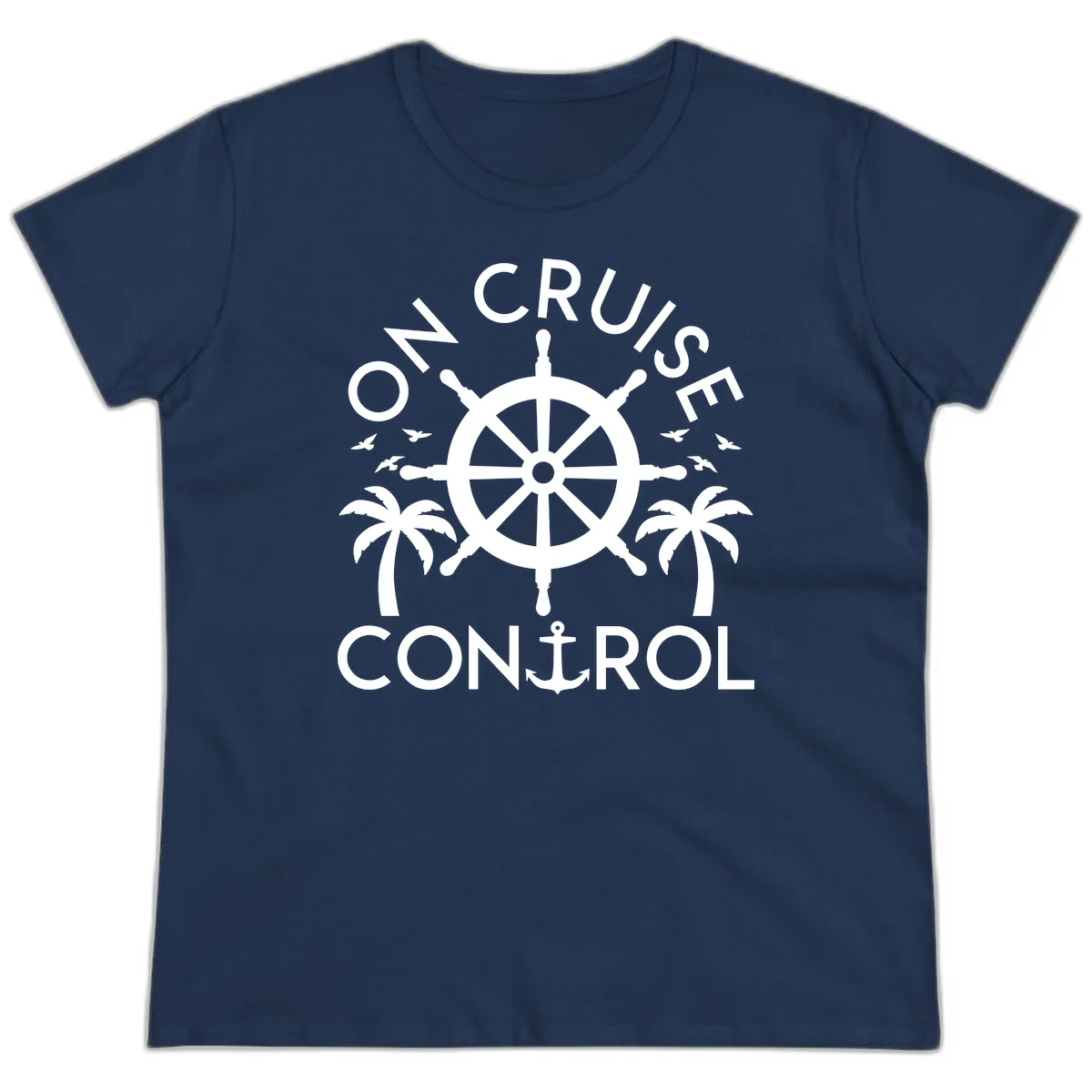 On Cruise Control Ladies Tee in Navy