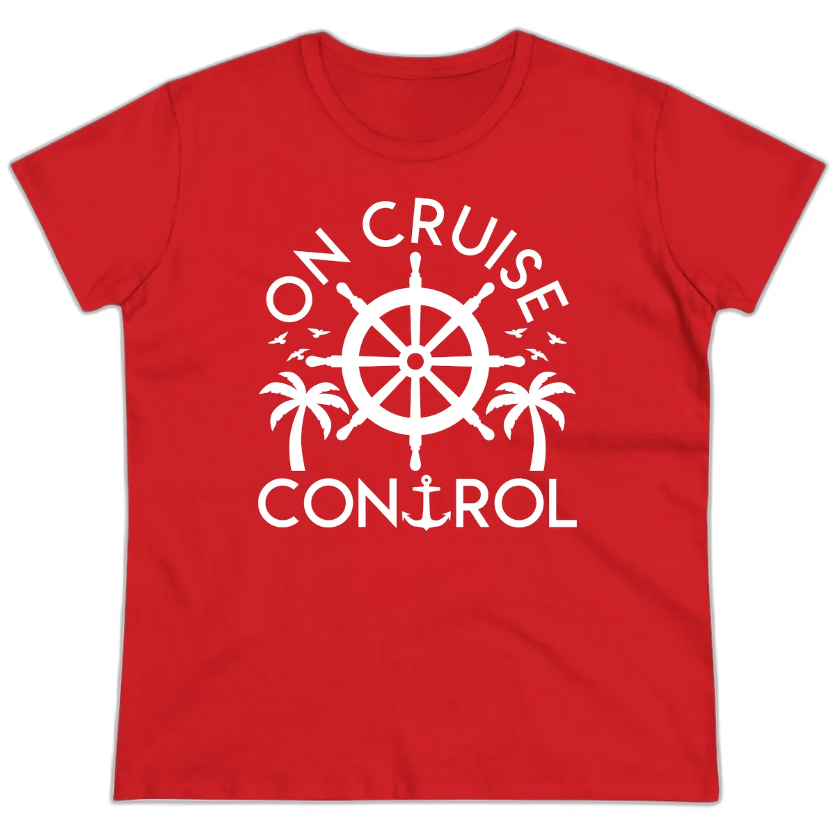 On Cruise Control Ladies Tee in Red