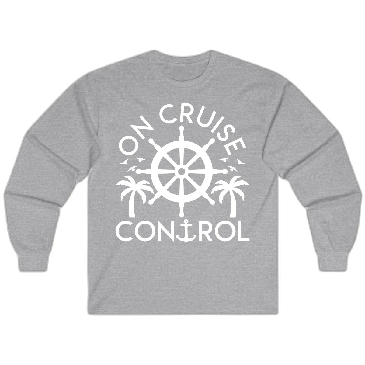 On Cruise Control Long Sleeve T-Shirt in Sport Grey