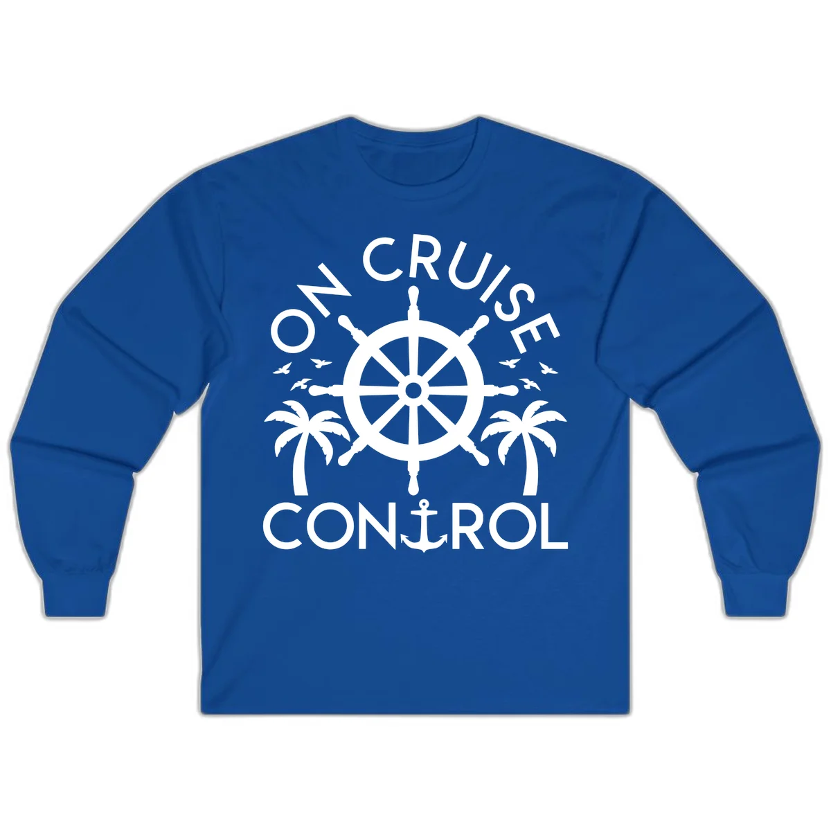 On Cruise Control Long Sleeve T-Shirt in Royal