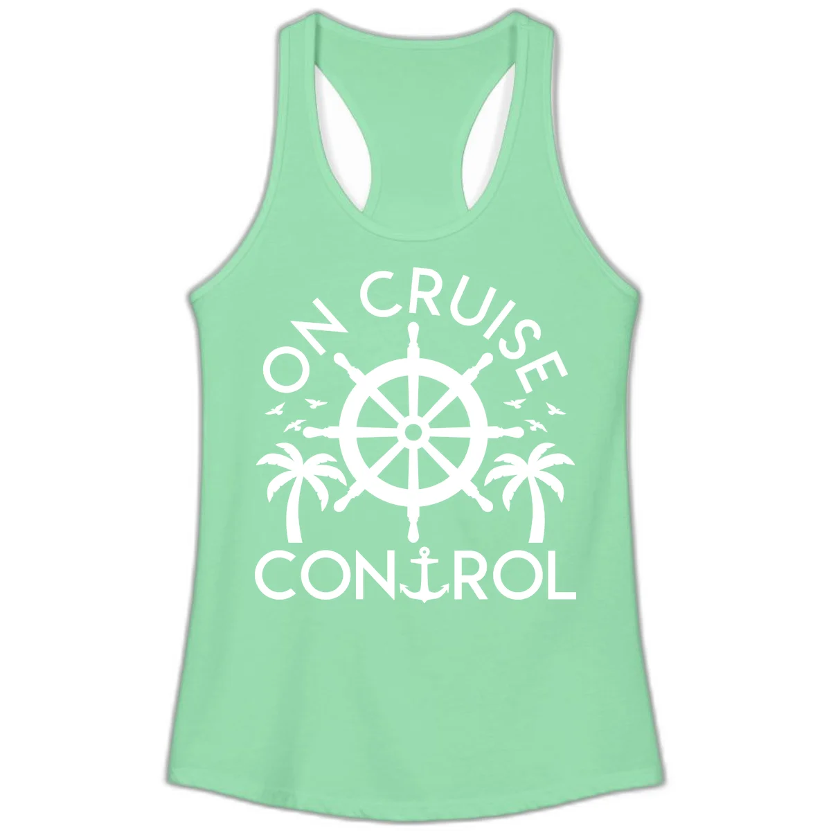 On Cruise Control Ladies Tank Top in Solid Mint