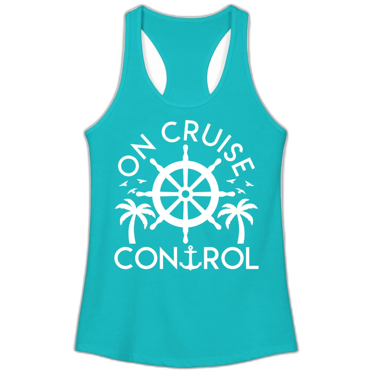 On Cruise Control Ladies Tank Top in Tahiti Blue