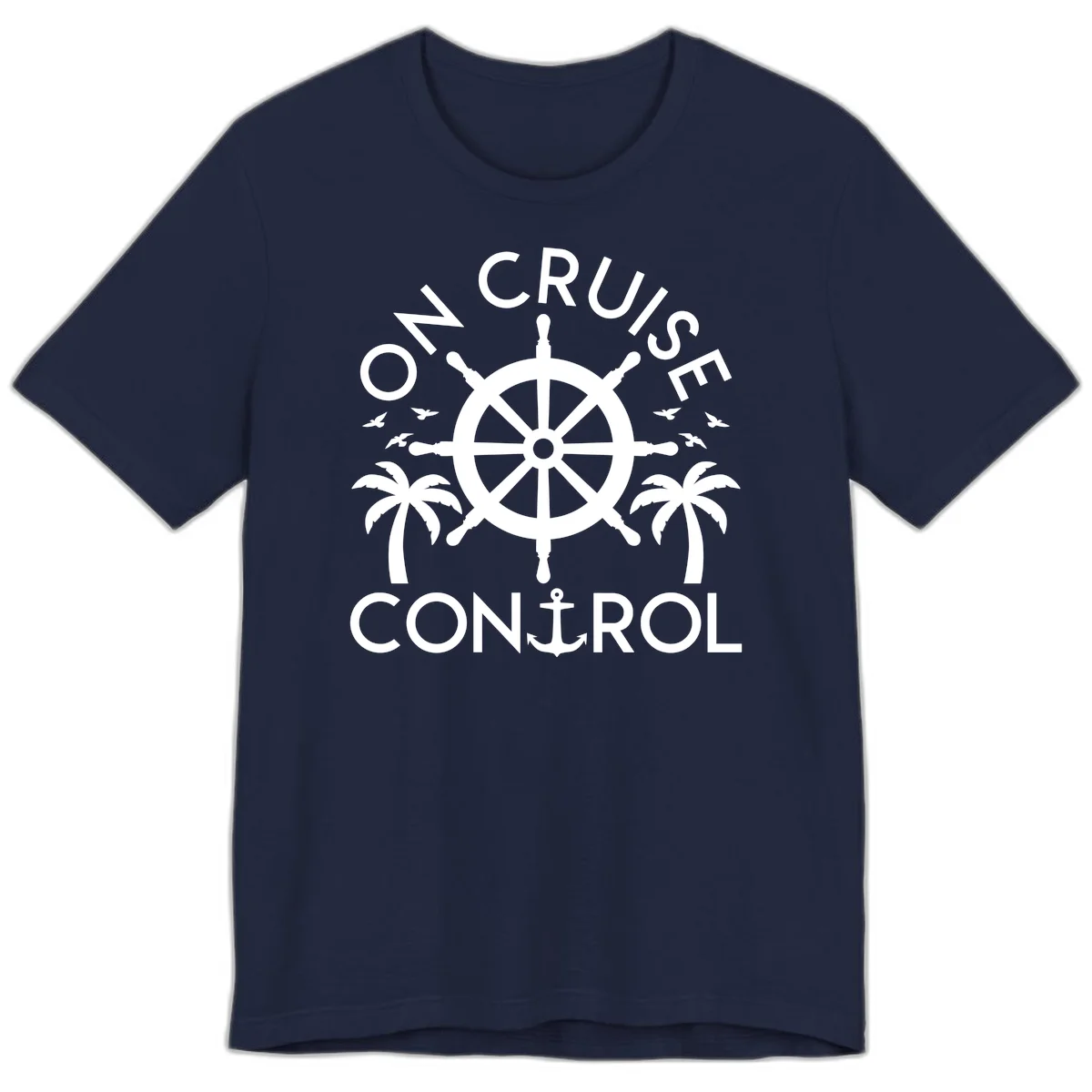 On Cruise Control Premium T-Shirt in Navy