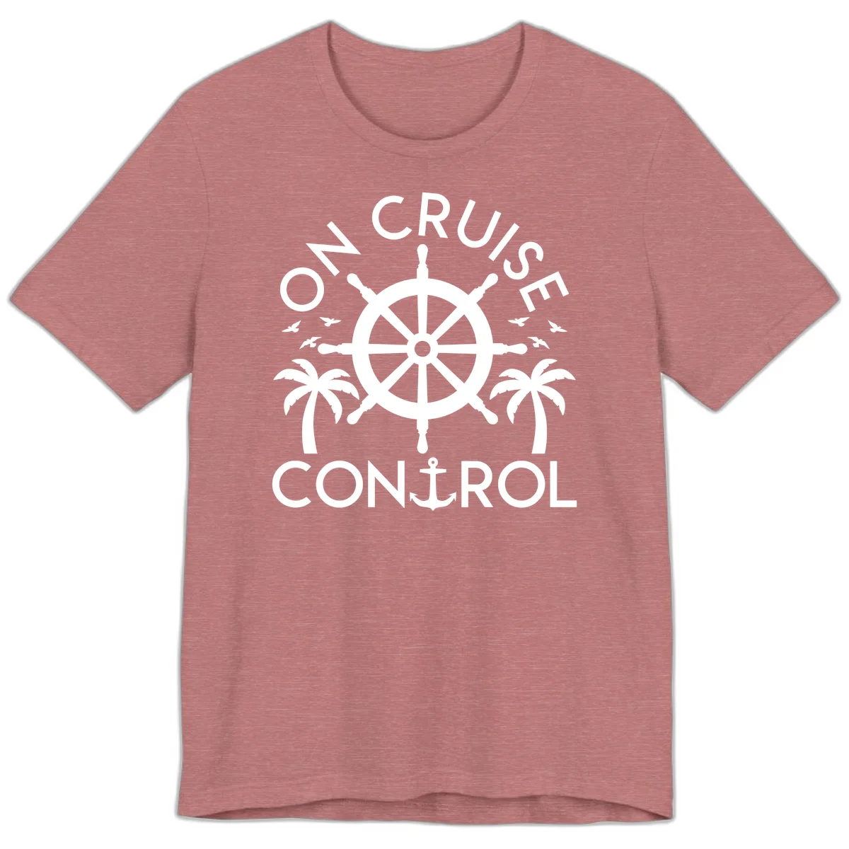 On Cruise Control Premium T-Shirt in Heather Mauve