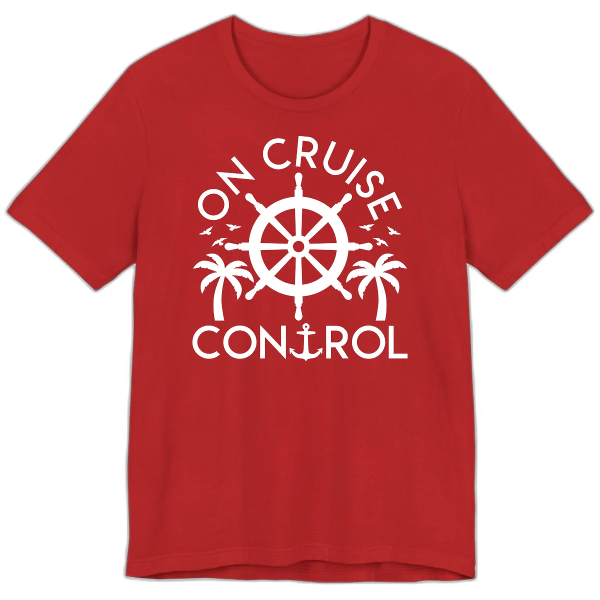 On Cruise Control Premium T-Shirt in Red