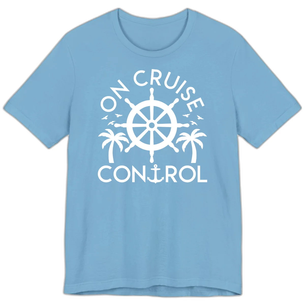 On Cruise Control Premium T-Shirt in Ocean Blue