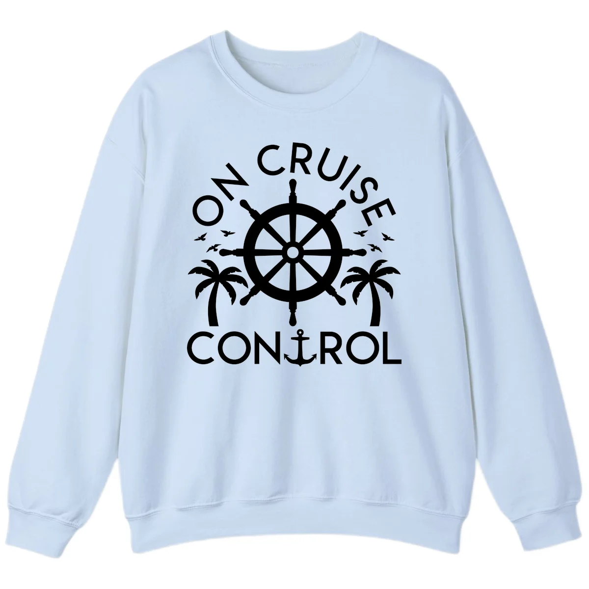 On Cruise Control Sweatshirt in Light Blue