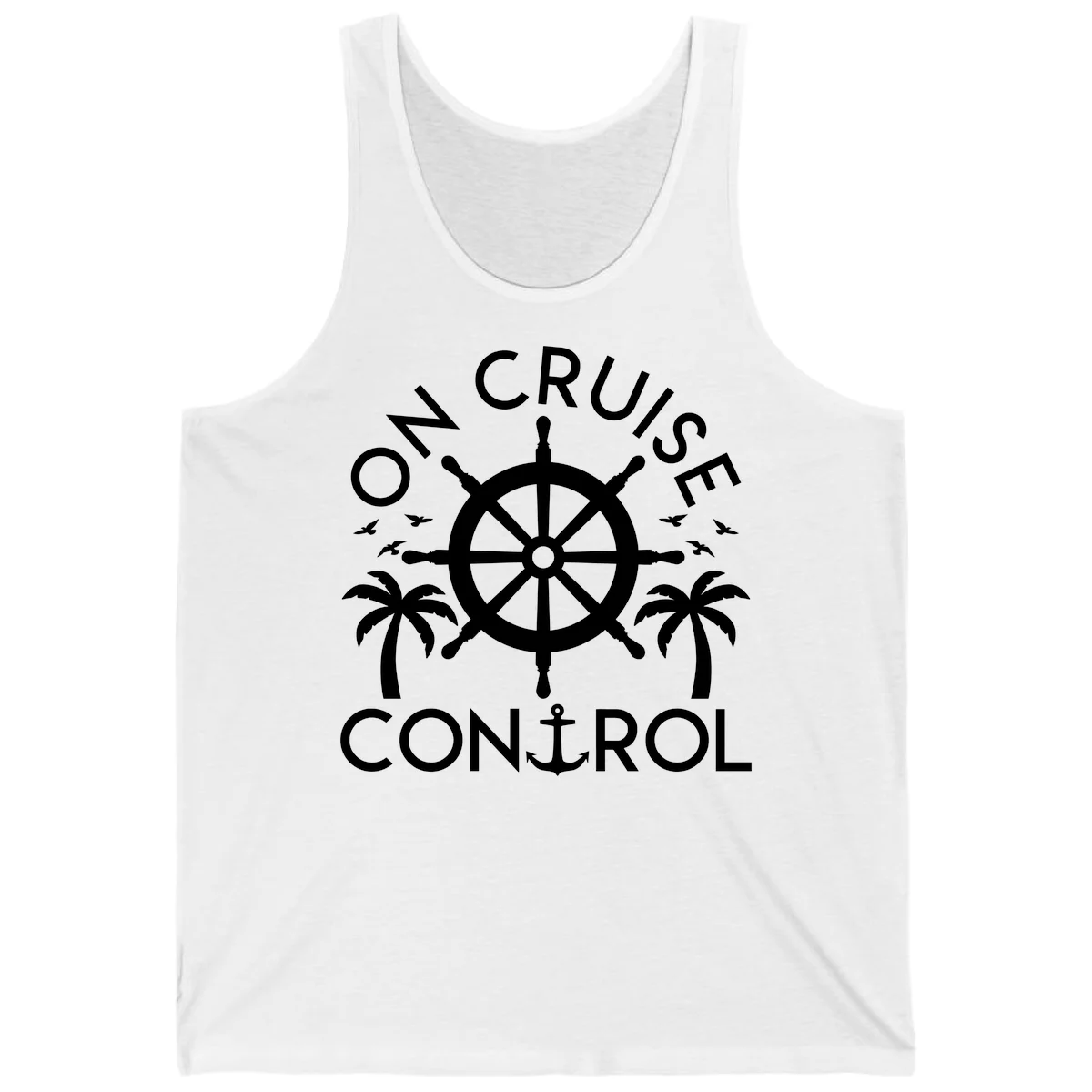 On Cruise Control Tank Top in White