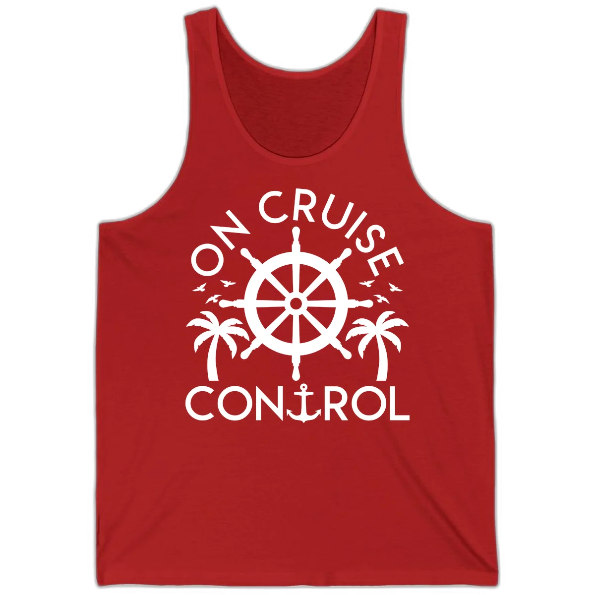 On Cruise Control Tank Top in Red