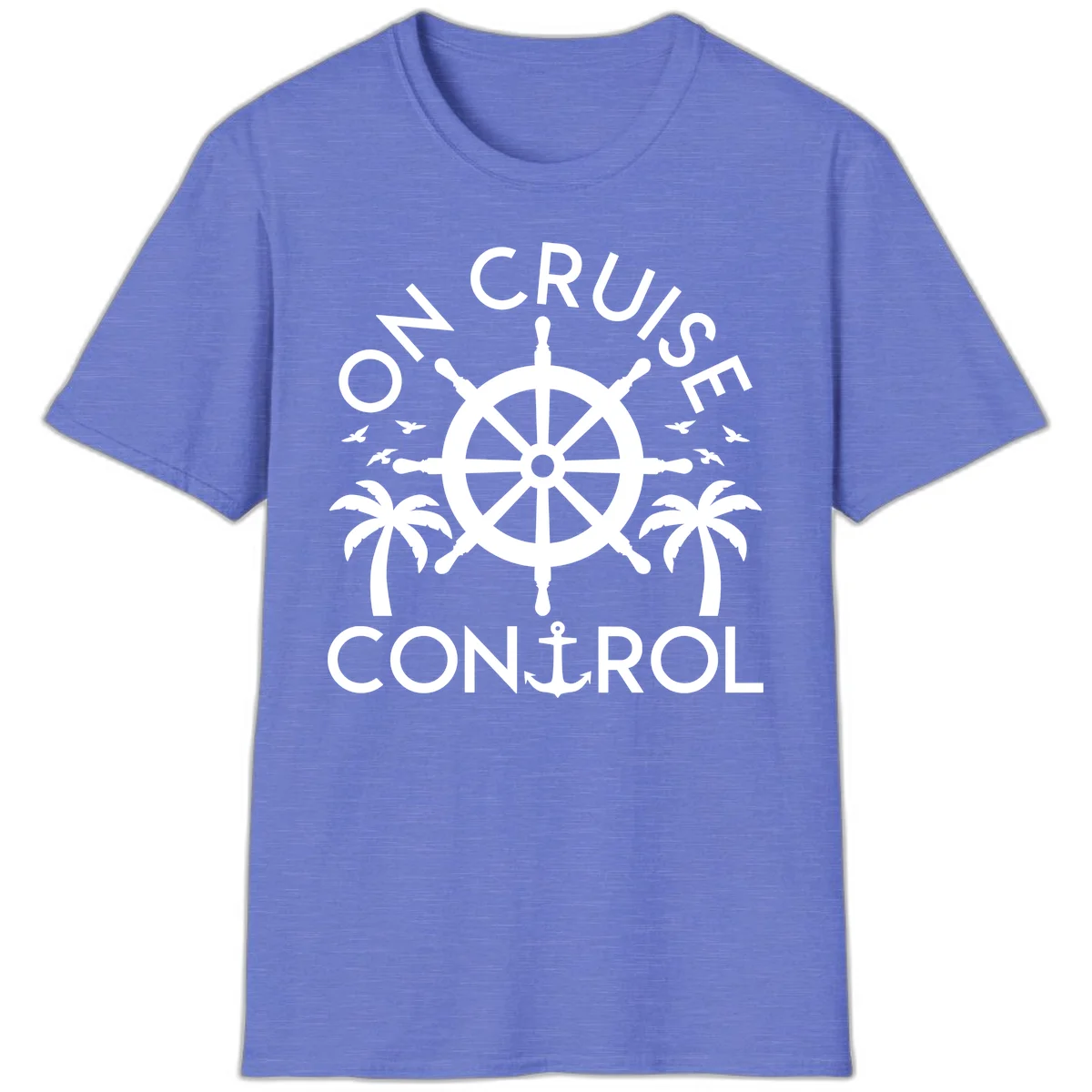 On Cruise Control T-Shirt in Heather Royal