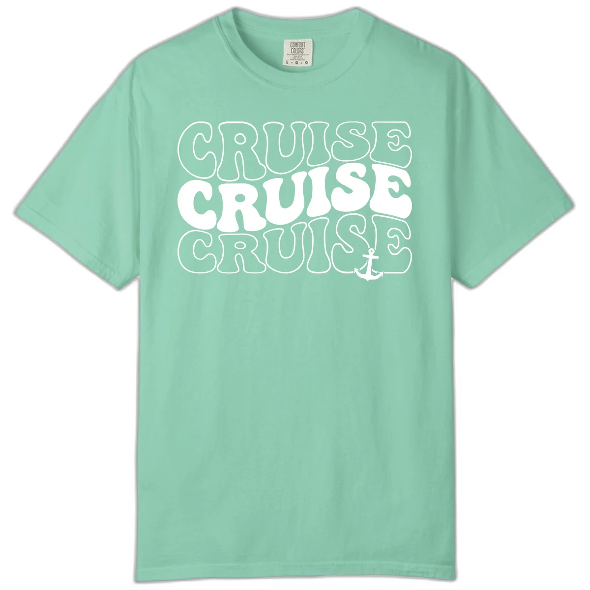 Cruise Cruise Cruise Anchor Design Comfort Color in Island Reef
