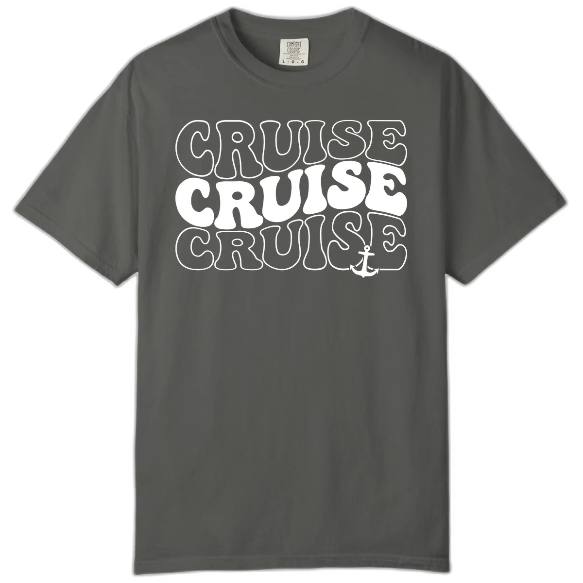 Cruise Cruise Cruise Anchor Design Comfort Color in Pepper