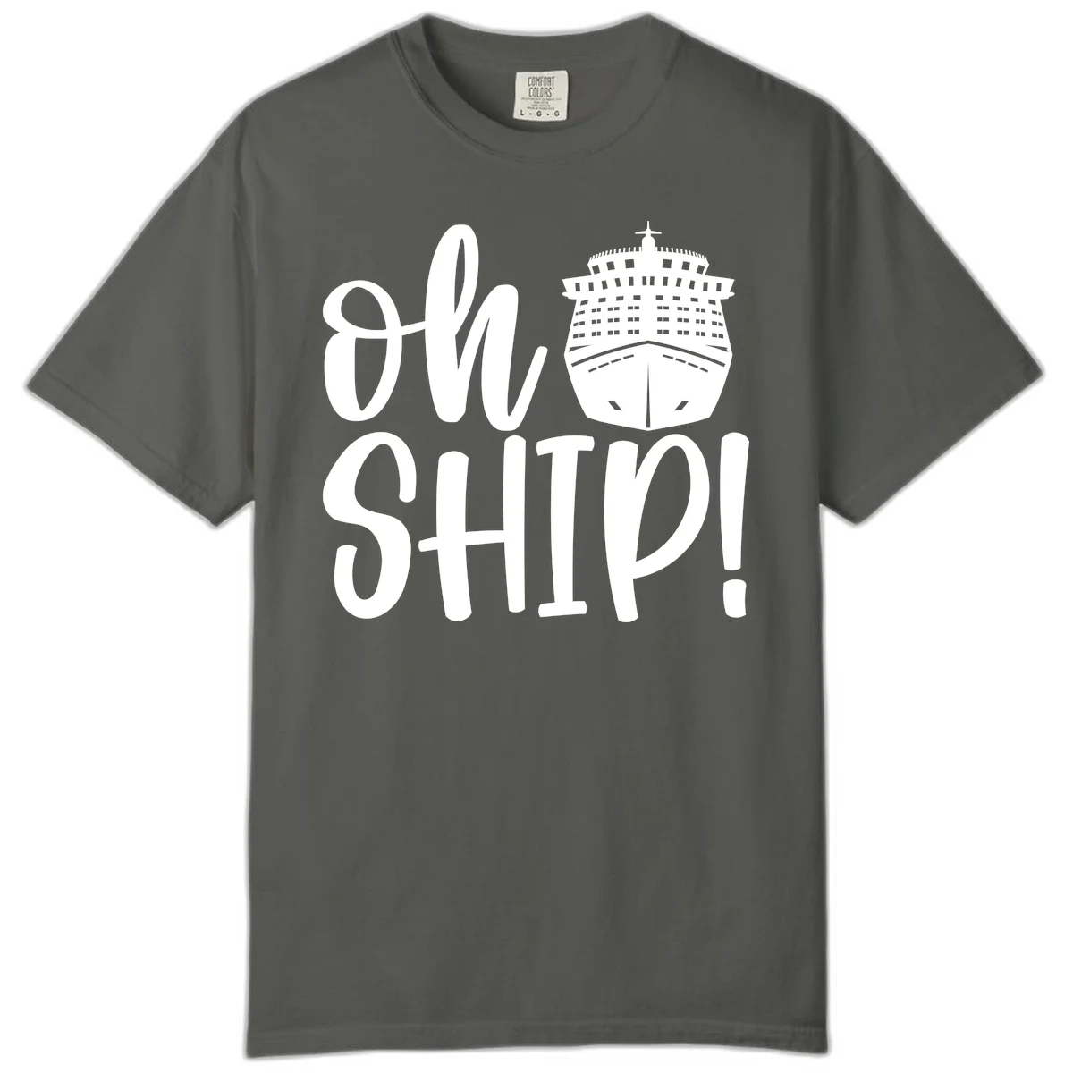 Ow Ship Cruise Design Comfort Color in Pepper