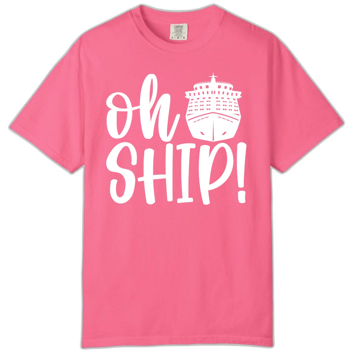 Ow Ship Cruise Design Comfort Color in Crunchberry