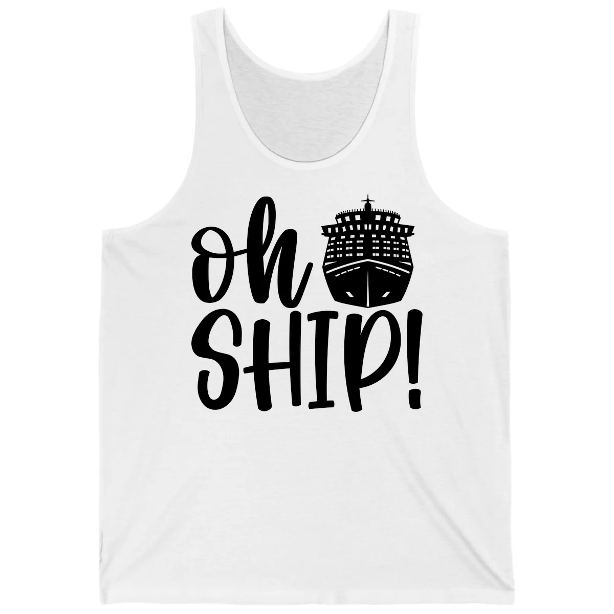 Ow Ship Cruise Design Tank in White