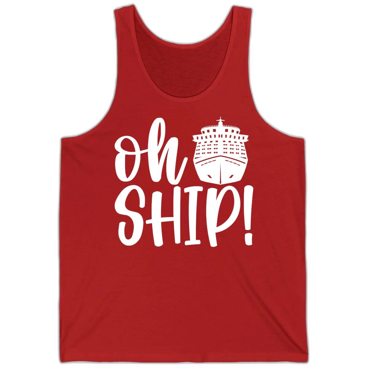 Ow Ship Cruise Design Tank in Red