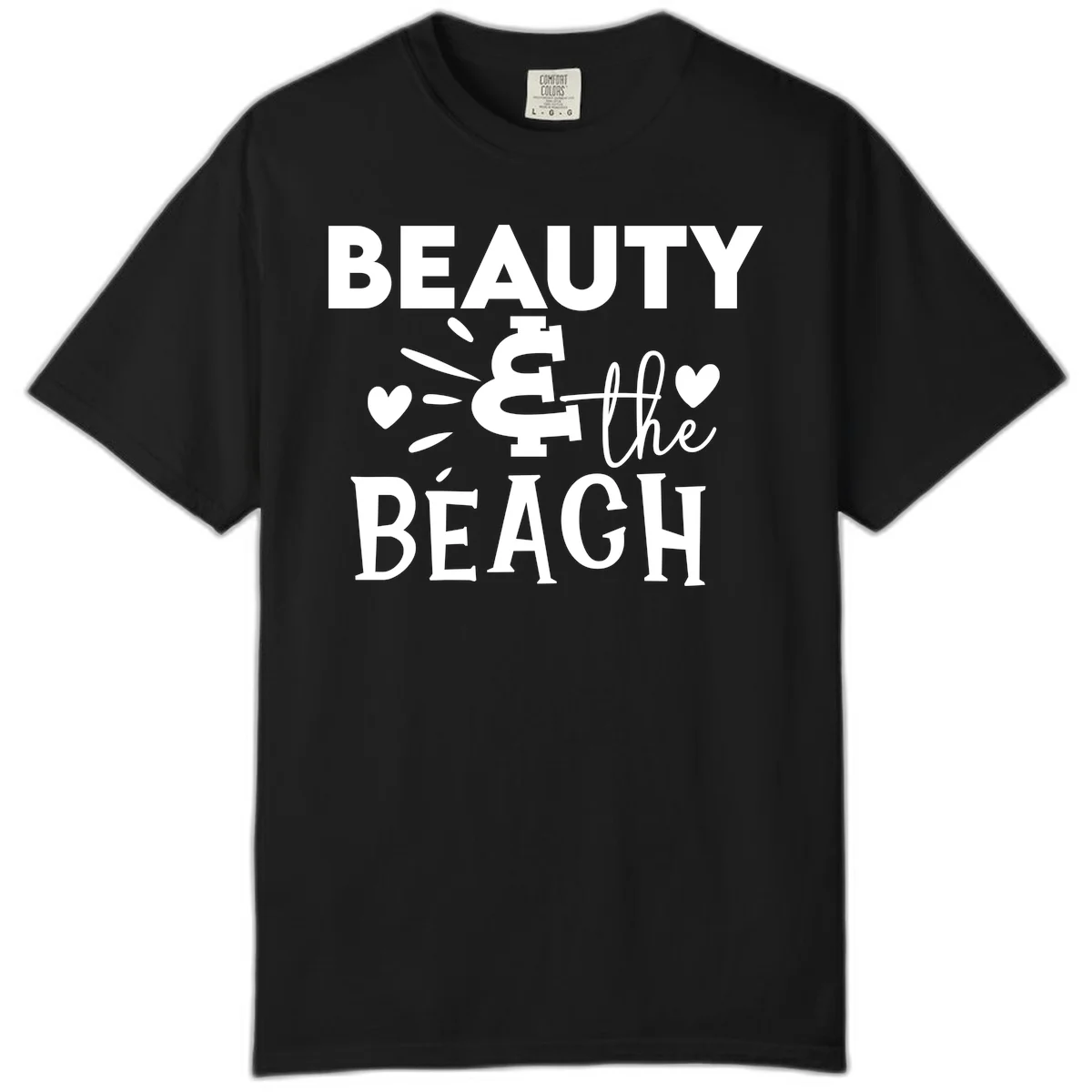 Beauty & The Beach Comfort Color in Black