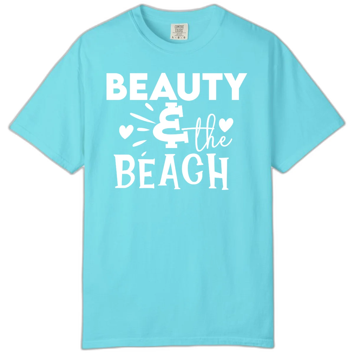 Beauty & The Beach Comfort Color in Lagoon Blue