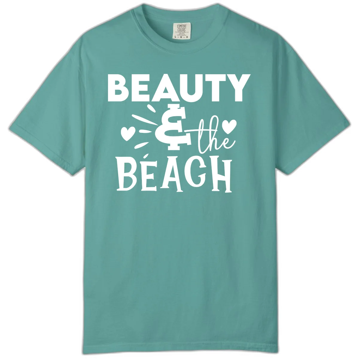 Beauty & The Beach Comfort Color in Seafoam