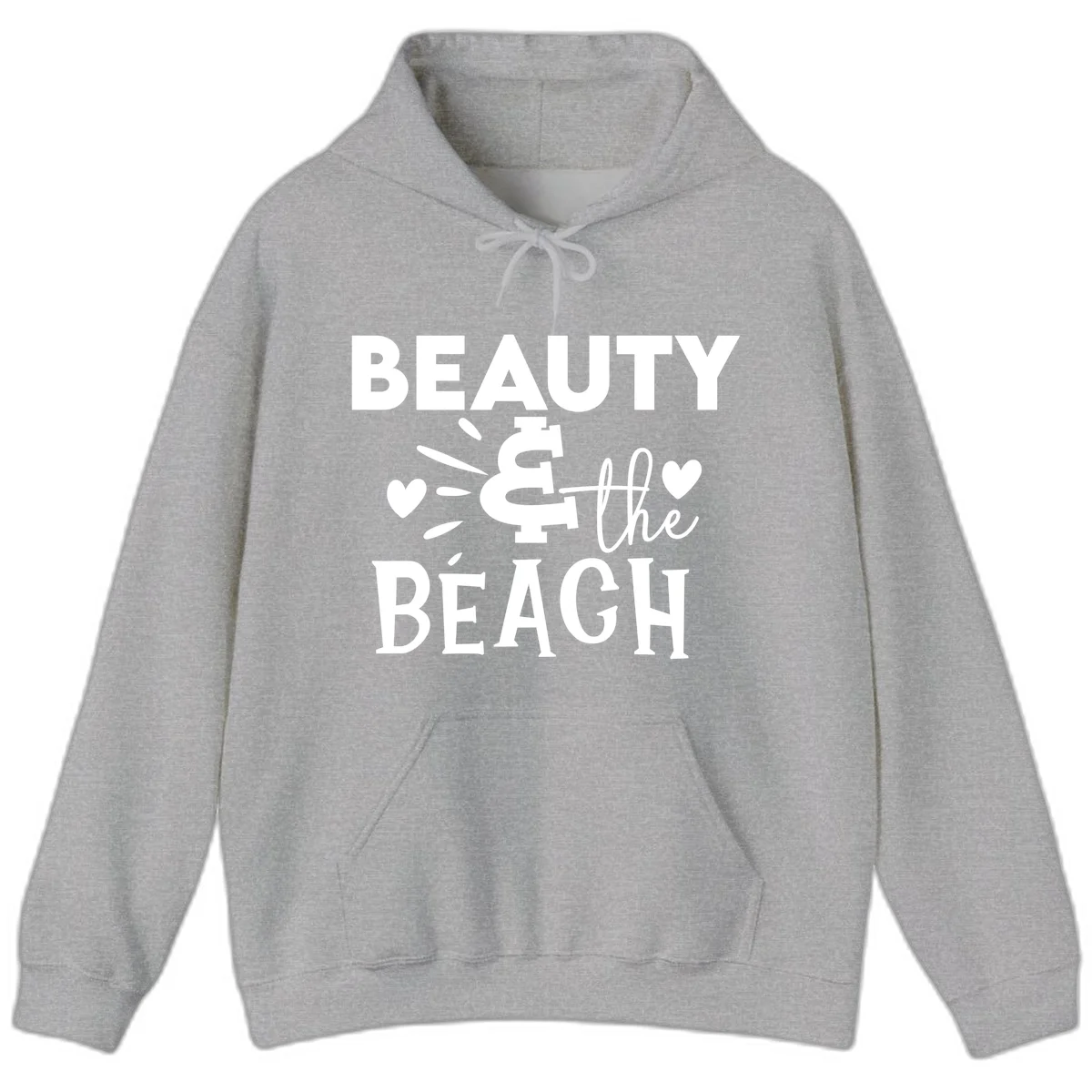 Beauty & The Beach Hoodie in Sport Grey