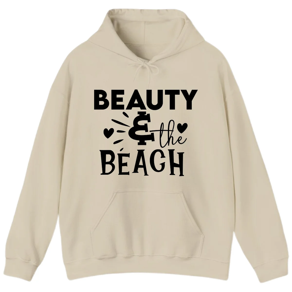 Beauty & The Beach Hoodie in Sand