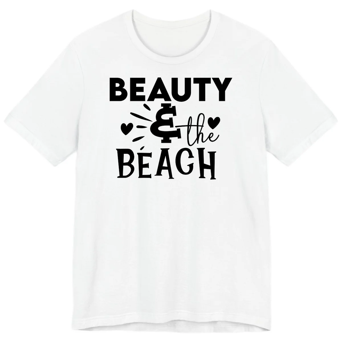 Beauty & The Beach Premium T-Shirt in White