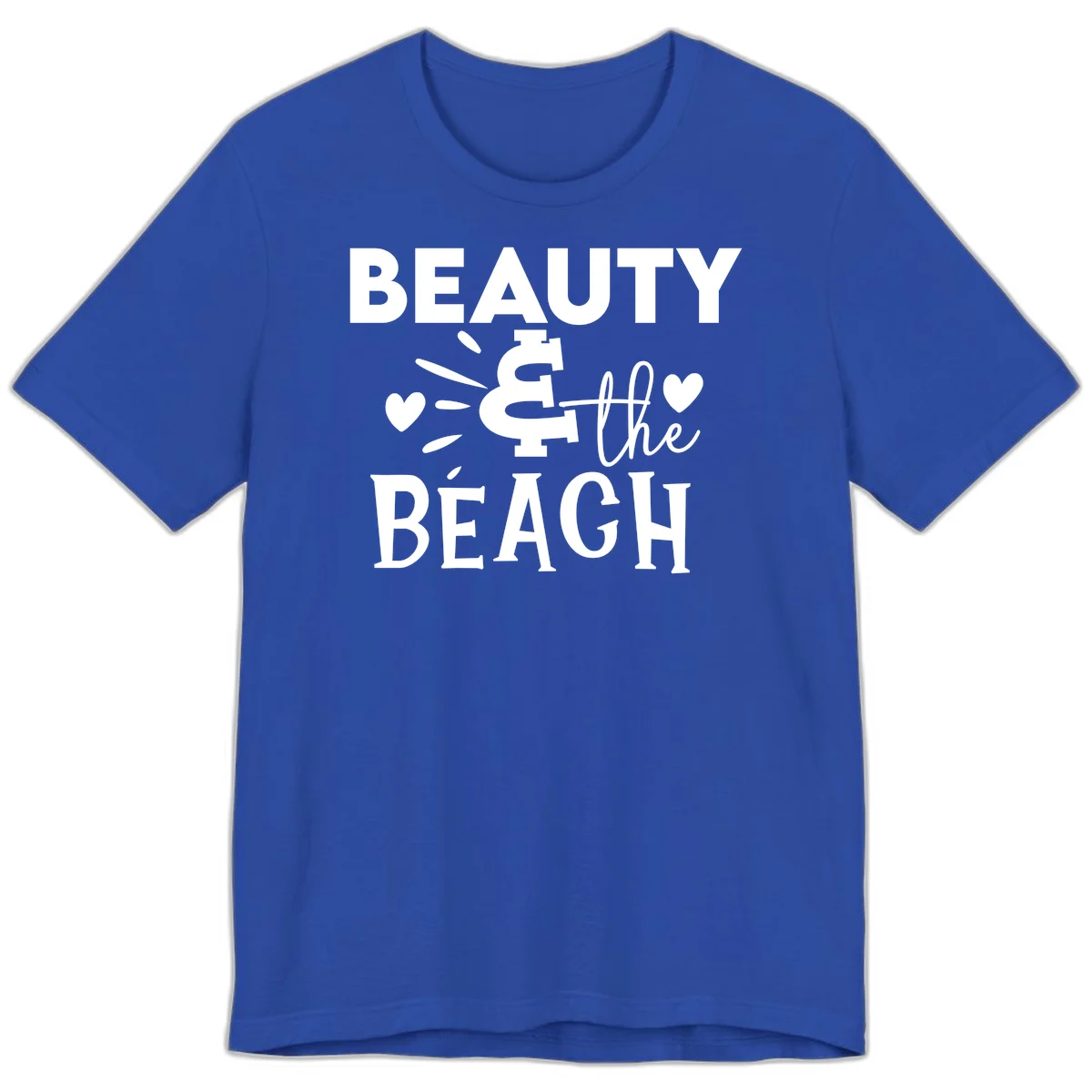 Beauty & The Beach Premium T-Shirt in True Royal