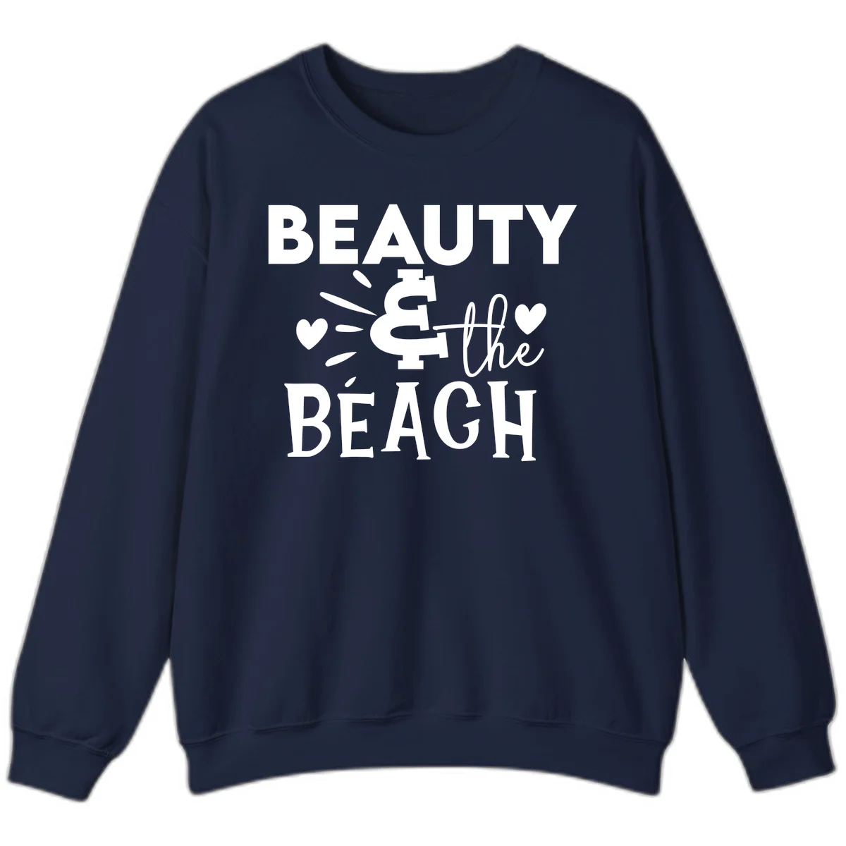 Beauty & The Beach Sweatshirt in Navy
