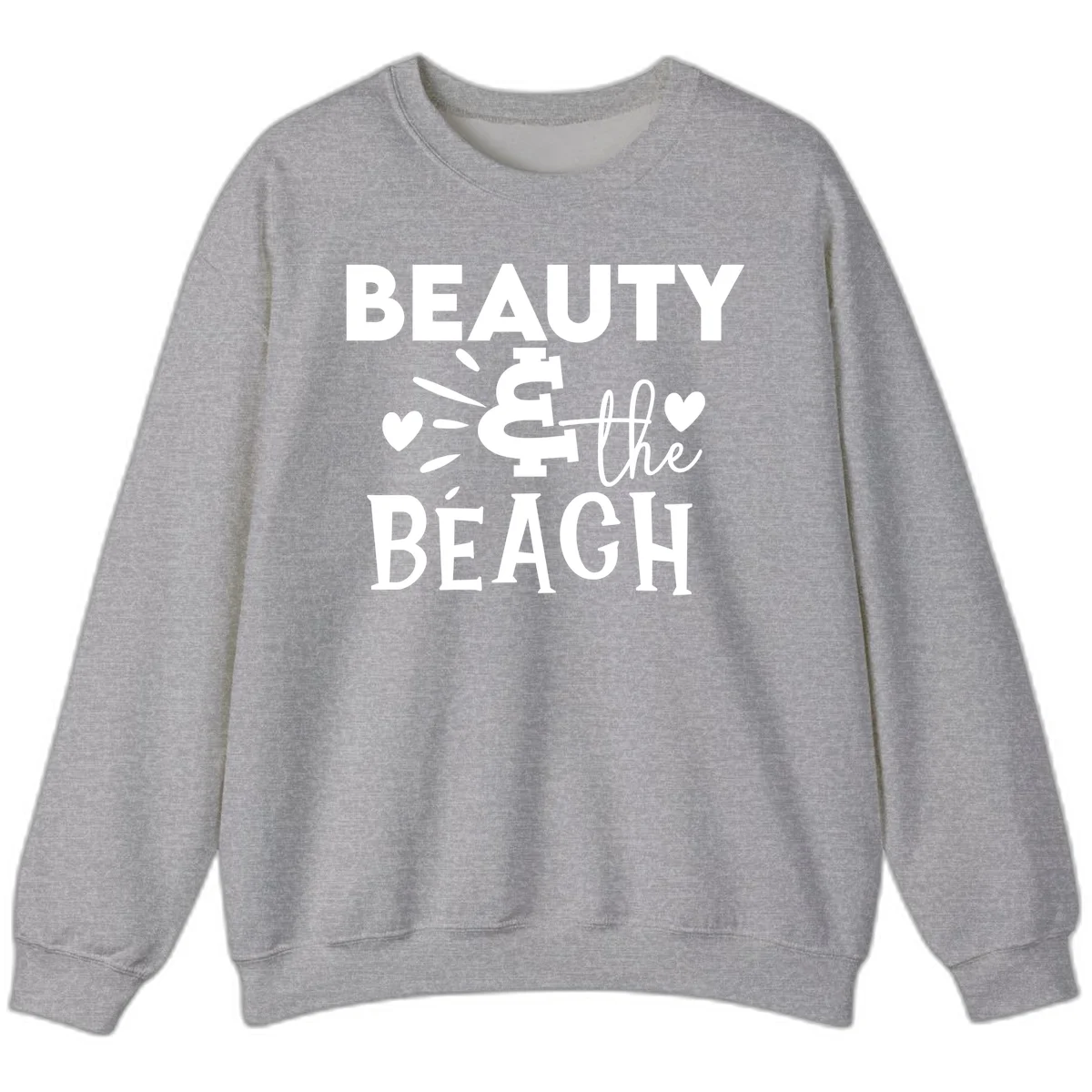 Beauty & The Beach Sweatshirt in Sport Grey