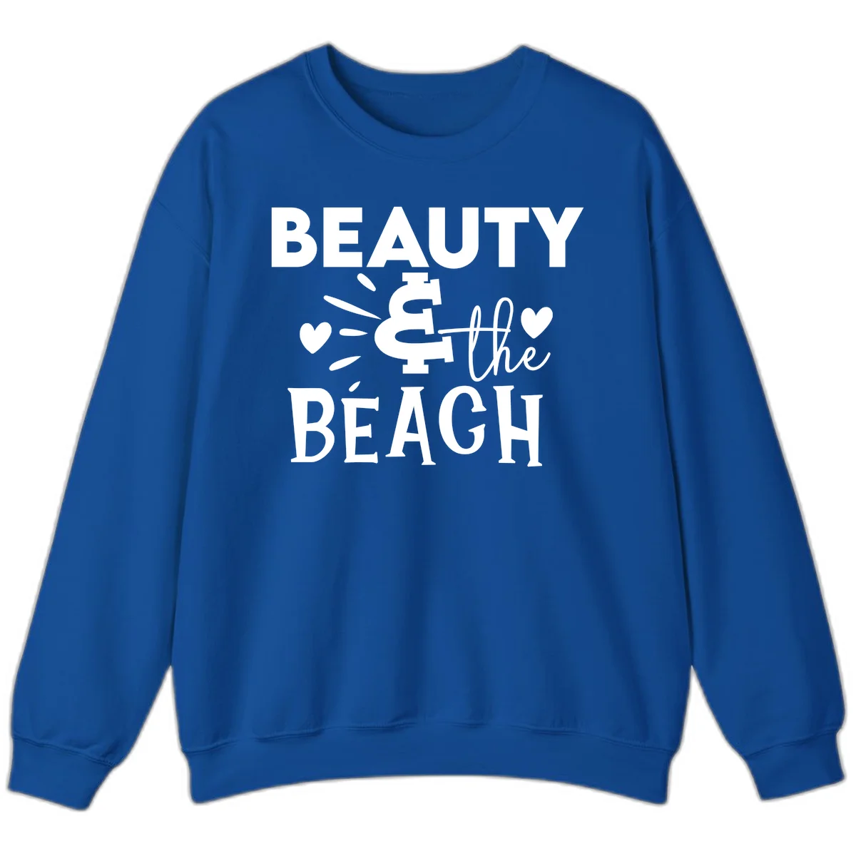Beauty & The Beach Sweatshirt in Royal