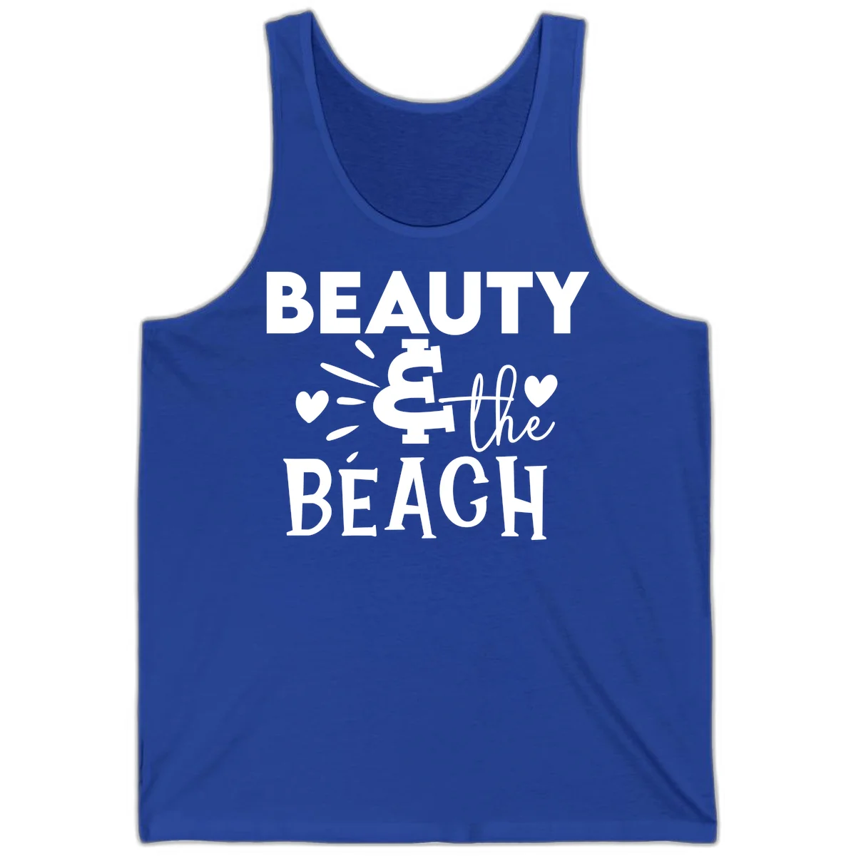 Beauty & The Beach Tank in True Royal