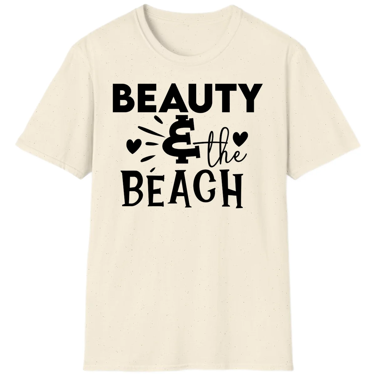 Beauty & The Beach T-Shirt in Natural