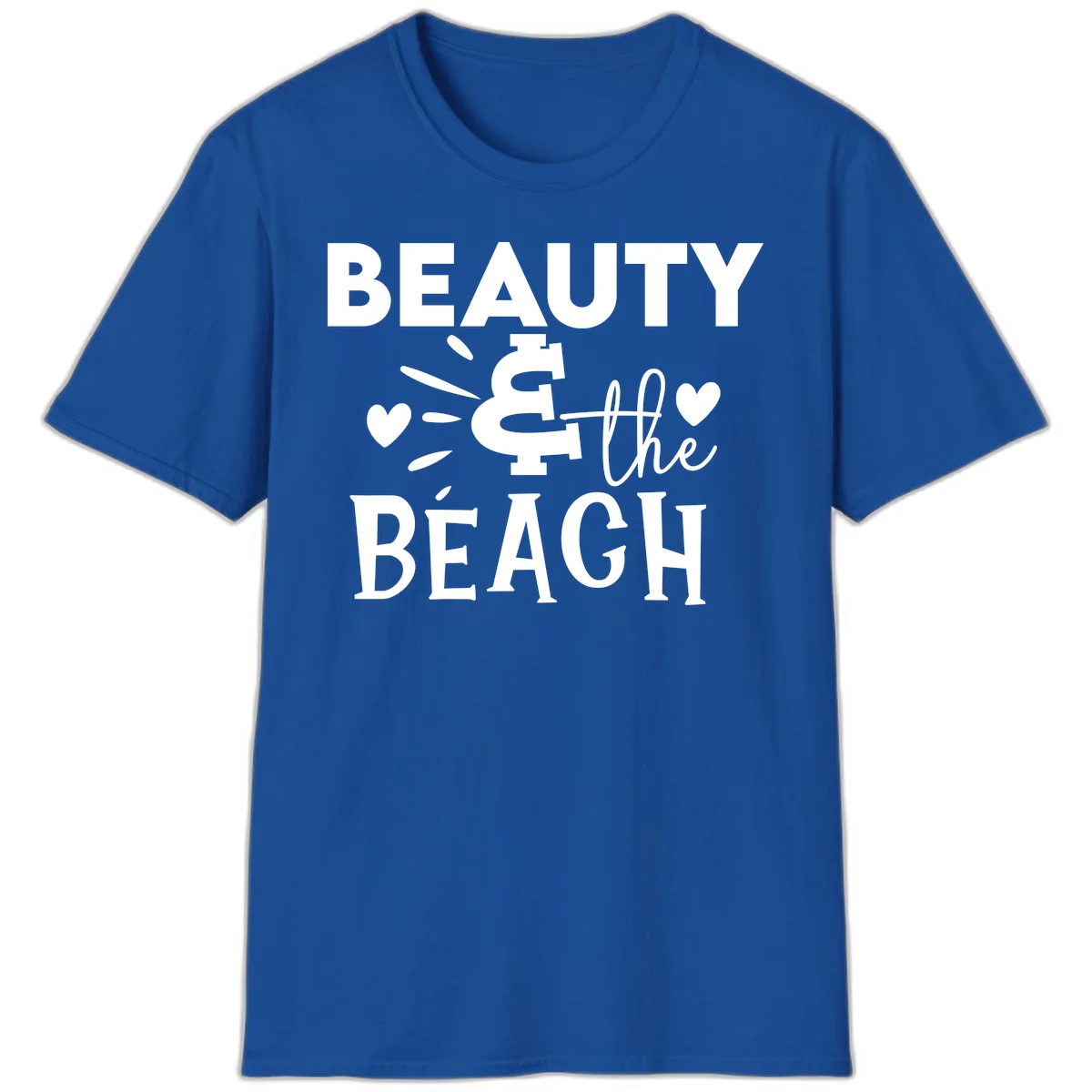 Beauty & The Beach T-Shirt in Royal