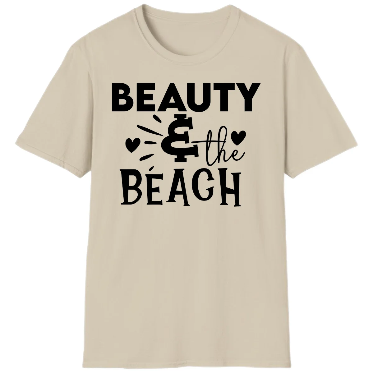 Beauty & The Beach T-Shirt in Sand