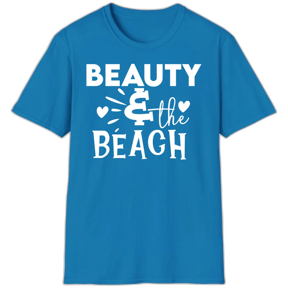 Beauty & The Beach T-Shirt in Sapphire