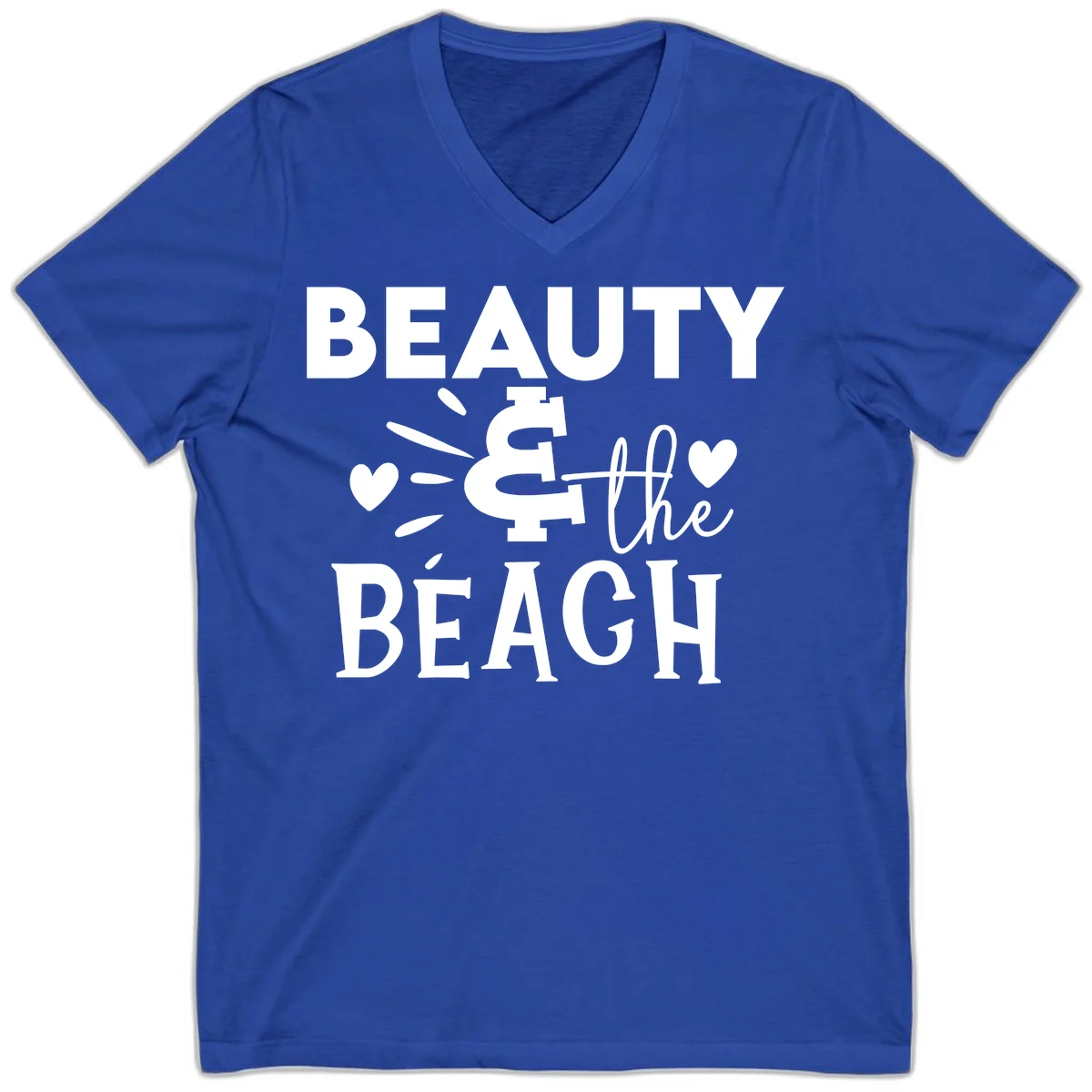 Beauty & The Beach V-Neck in True Royal