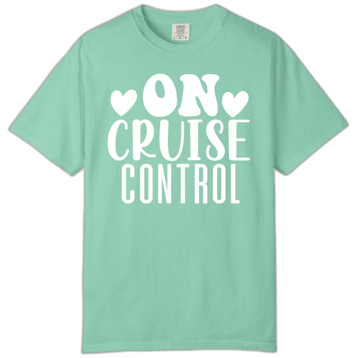 On Cruise Control Comfort Colors T-Shirt in Island Reef
