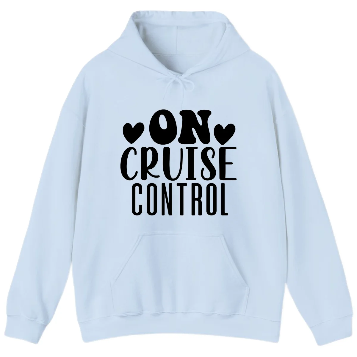 On Cruise Control Cozy Cruise Hoodie in Light Blue