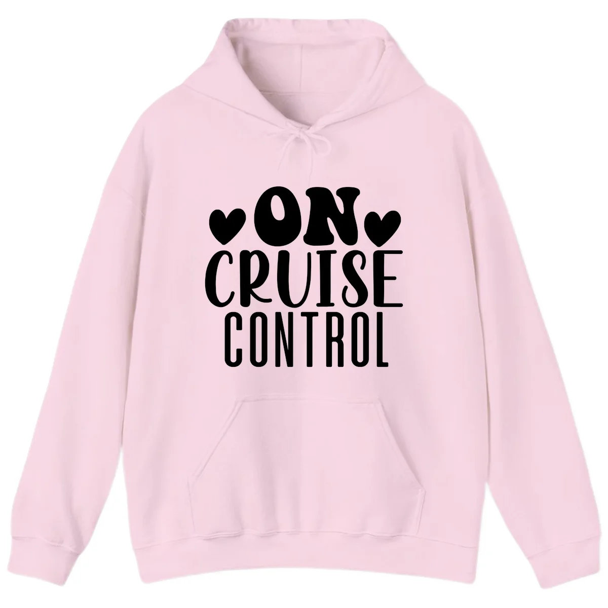 On Cruise Control Cozy Cruise Hoodie in Light Pink