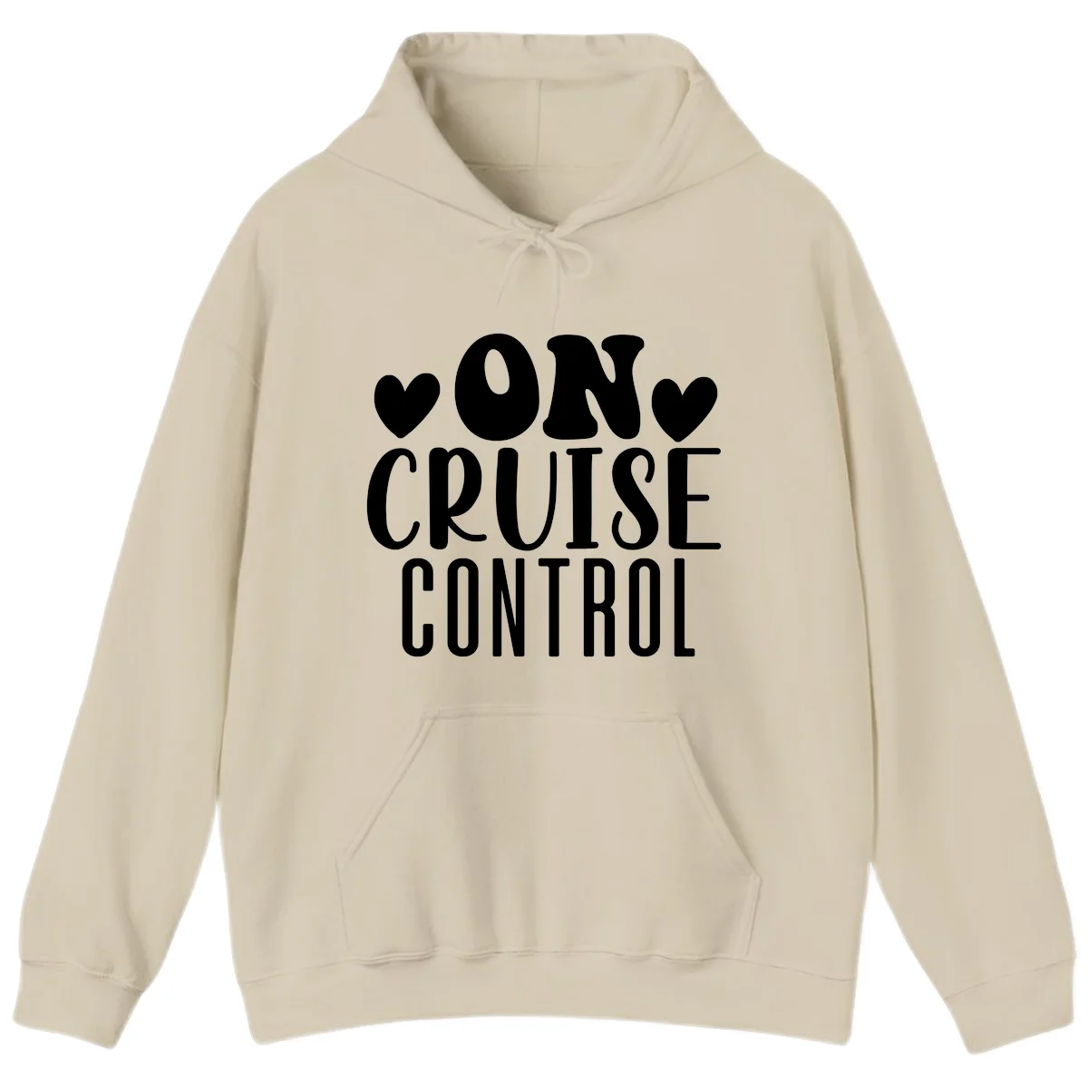 On Cruise Control Cozy Cruise Hoodie in Sand