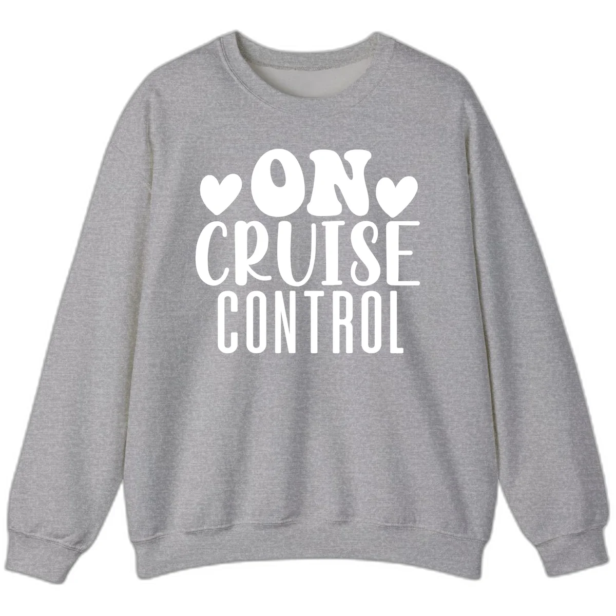 On Cruise Control Vacation Sweatshirt in Sport Grey